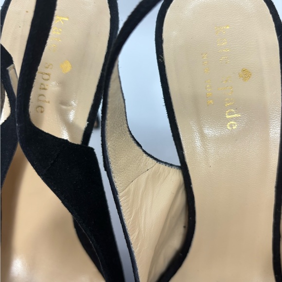 Stunning Kate Spade 4” Slingback Stilettos Size 8 with sequined bow - Picture 5 of 6